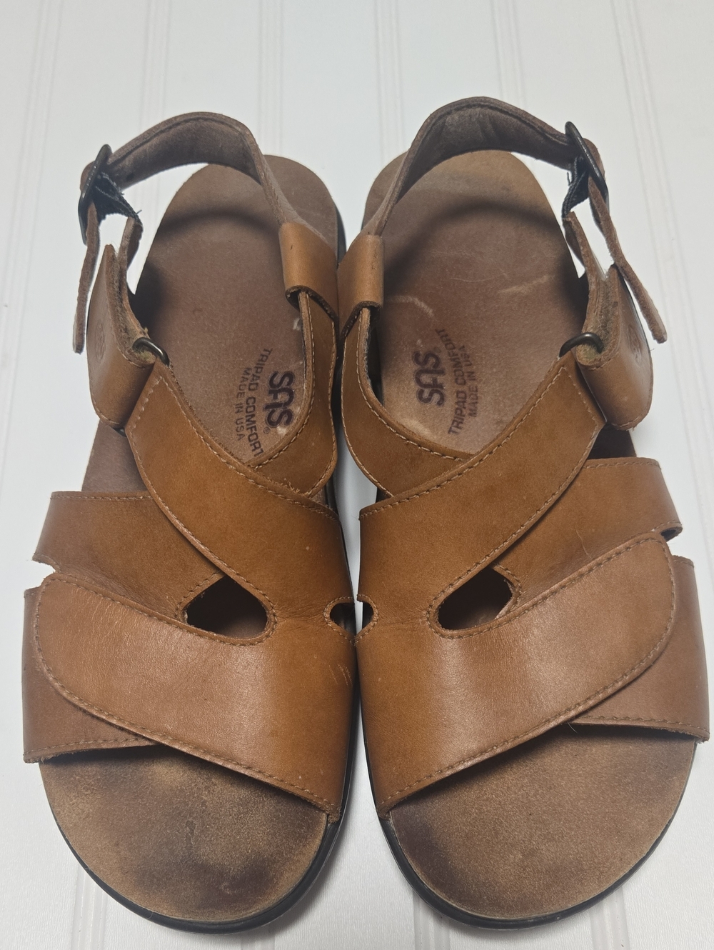 SAS Huggy Cross Strap  Sandals / Size 9 - Picture 2 of 6